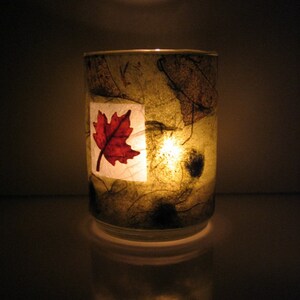 Autumn Maple Leaf Earth Light image 3