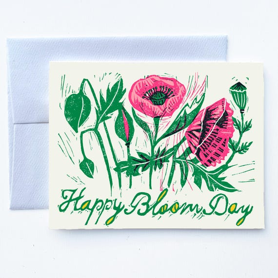 Happy Bloom Day card