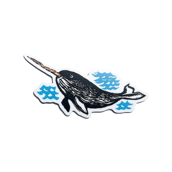 Narwhal vinyl sticker