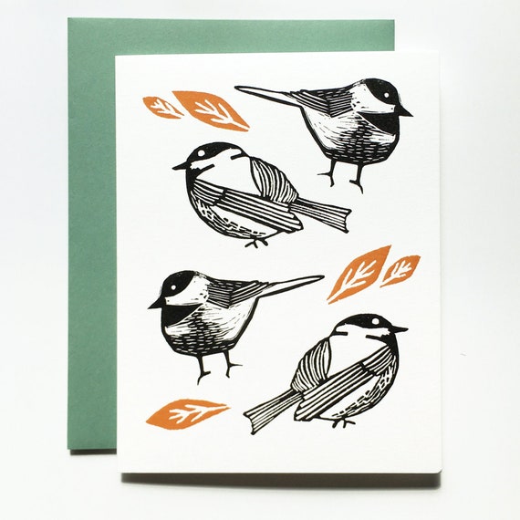 Chickadees Greeting Card