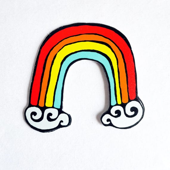 Rainbow vinyl sticker | sticker for water bottle | laptop sticker | phone case sticker
