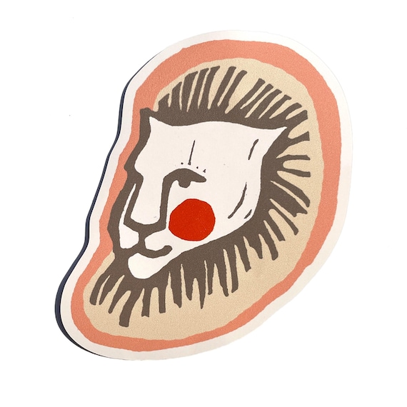 Lion vinyl sticker