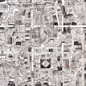 シゾイド地図作成 - パリ、バルセロナ、ムンバイ (ポール・パティンソン & DALL_E、マップ 3/13)