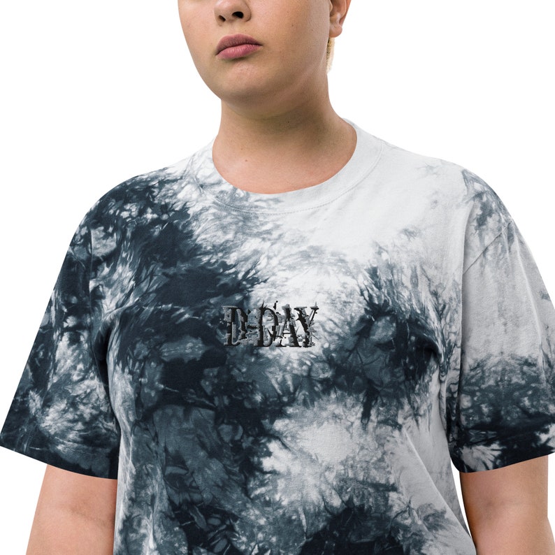 BTS Suga D-day Oversized Tie-dye Embroidered T-shirt, Min Yoongi Shirt, BTS Army Friend Gift ...