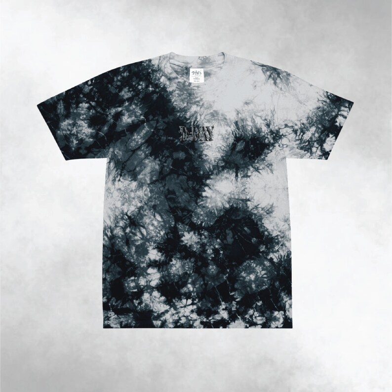 BTS Suga D-day Oversized Tie-dye Embroidered T-shirt, Min Yoongi Shirt, BTS Army Friend Gift ...