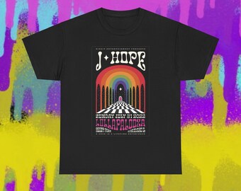 BTS Jhope Lollapalooza Tee, Jung Hoseok Tshirt, Hopeworld Sweater, Hobi Sweatshirt, Gift for Army, Kpop Fan Merch, Hobicore, 100% Cotton