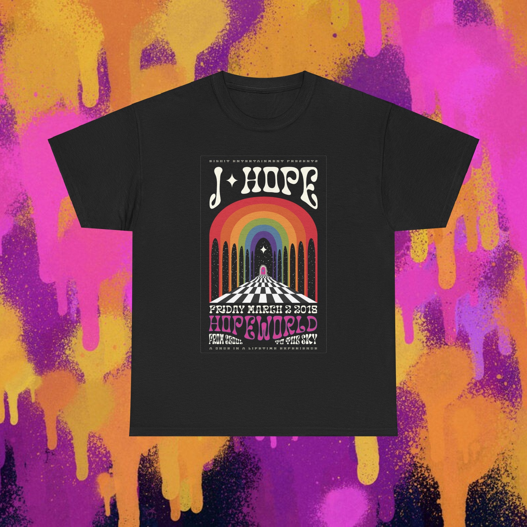 BTS Jhope Hopeworld Tee, Jung Hoseok Tshirt, Hopeworld Sweater, Hobi Sweatshirt, Gift for Army, Kpop Fan Merch, Hobicore, 100% Cotton