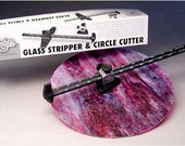 GLASTAR Stained Glass Circle Strip Cutter with 6 Turret Wheels Cutter Head - Do Circles form 3 to 25 inch in diameter