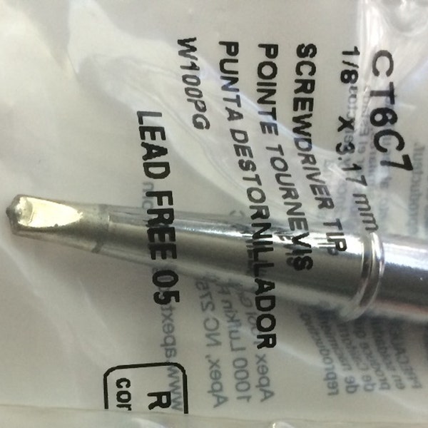 Weller 100 Soldering Iron 1/8 inch TIP 700 degree -Best for Jewelry Solder Art and the SMALLEST TIP