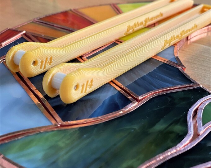 Copper Foiling TOOL for 1/4 Inch Copper Foil Tape HAND FOILER 1/4 for Stained Glass Copper