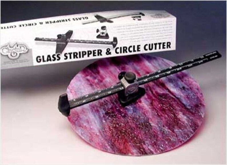 GLASTAR Stained Glass Circle & Strip Cutter With 6 Turret Etsy