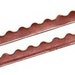 9 feet of WAVY EDGE Copper Foil Tape for Solder Art Pendants Charms etc. A Decorative Scalloped Edge. 1 Pack is 3 Yards Long