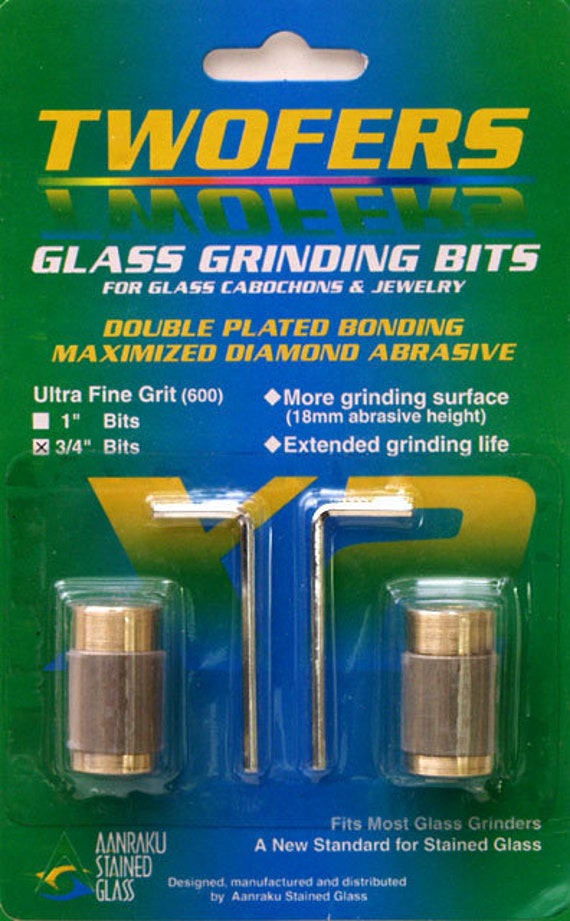 NEW Aanraku Twofers Stained Glass Grinder Bits 1 inch FREE SHIPPING