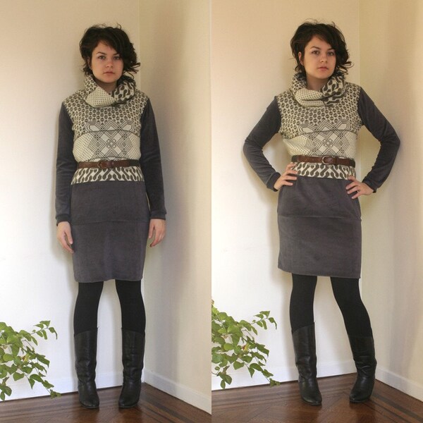 SUPAYANA reconstructed sweater dress