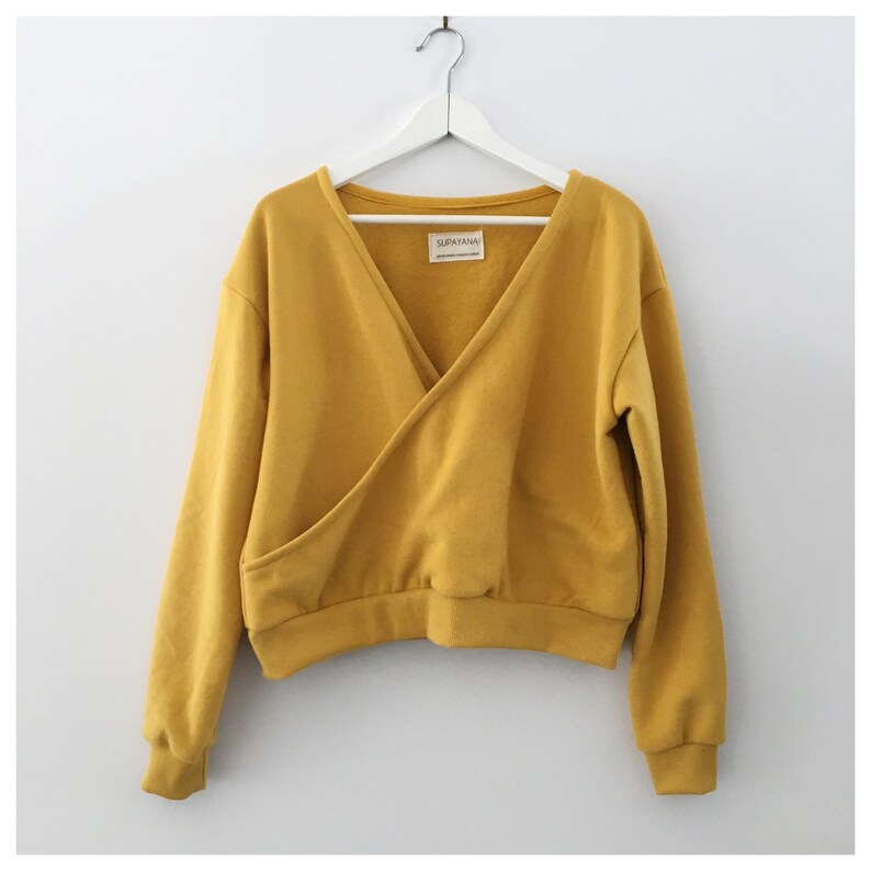 wrap sweatshirt