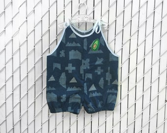 Avocado girls' sunsuit Supayana