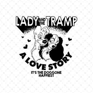 Lady and the Tramp Svg, Lady and the Tramp Png, Digital Download, Instant Download, Cricut Files, Lady and the Tramp Svg