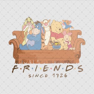 Retro Winnie The Pooh Friends png, Pooh And Friends png, Disney Pooh png, Pooh png, Pooh And Co Tee png, Winnie The Pooh Png