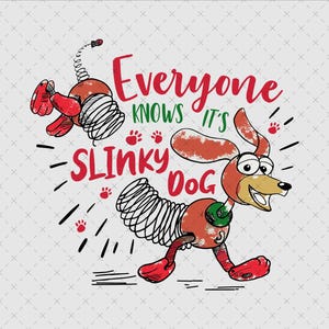 Slinky Png, Każdy Zna Slinky Dog, Toy Story Slinky, Zabawne Rysunki Z Kreskówek, Silna Sztuka Slinky, Pobieranie Cyfrowe, Natychmiastowe Pobieranie