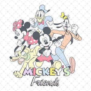 Retro Mickey & Company SVG, Family Vacation png, Family Trip Png, Vacay Mode Png, Magic Kingdom Png, Mickey Png, Mouse Png, Digital File