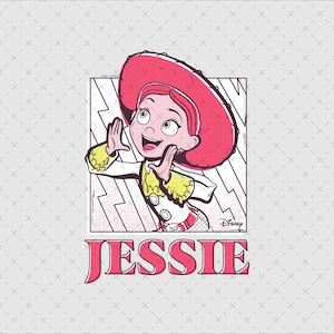 Retro Jessie Character Png, Toy Story Jessie Design, Fun Retro Cartoon Clipart, Digital Download, Instant Download