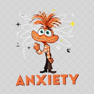 Anxiety Png, Anxiety Svg, Anxiety, Inside Out 2 Png Svg, Family Vacation Png, Sublimation, Anxiety Shirt Png, Digital File