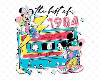 Retro Mickey Mouse Family Vacation SVG PNG, Magic Kingdom Trip (Digital File)