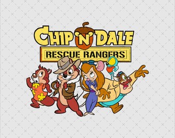 Chip 'n Dale Rescue Rangers PNG SVG (Digital Download)