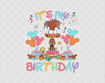 Anxiety Birthday Boy Girl Svg Png, Kids Birthday Celebration (Digital File)