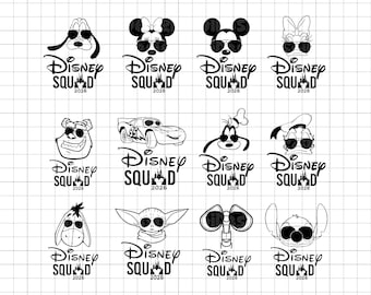 Bundle Squad 2025 Svg, Family Vacation Svg, Vacay Mode Svg, Family Trip Svg, Magical Kingdom Svg, Svg, Png Files For Cricut Sublimation