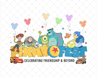 Pixar Fest Family Vacation PNG SVG, Digital Download