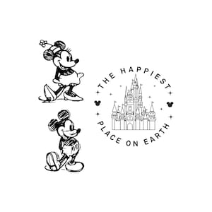The Happiest Place On Earth Svg, Magical Castle Svg, Mouse Castle Png, Family Vacation Shirt, Magical Kingdom Svg, Family Trip Png