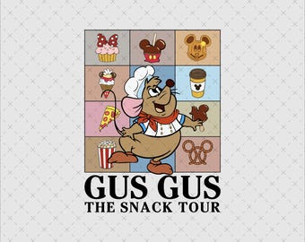 Retro Gus Gus Snack Tour PNG, SVG (Digital Download)