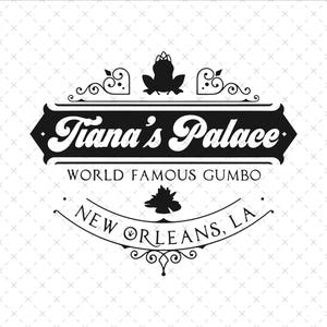 Tiana's Palace Png Svg, The Princess And The Frog Tiana's Place Png, New Orleans, Princess Tiana Tee, Magic Kingdom Png, Instant Download