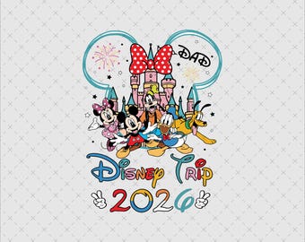 2026 Family Vacation PNG Bundle, Mickey Minnie Trip SVG