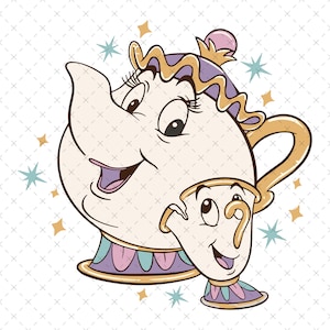 Retro Chip e Mrs. Bric Png, Maglietta Chip e Mrs. Bric Png, Principessa Png, Teiera e tazza Png, Mrs. Bric Png, File digitale, Solo Png