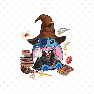Maglietta di Halloween con Stitch, PNG SVG con scritta "Family Cute Wizard", PNG con scritta "Bookish Reader", T-shirt con scritta "Strega Stitch Comfort Color", regalo di compleanno, file digitale