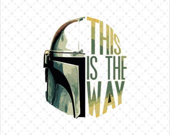 This is The Way Mandalorian SVG, Family Vacation Design (PNG, SVG)