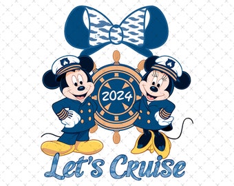 Family Cruise 2024, Magical Kingdom, Mouse Head SVG PNG