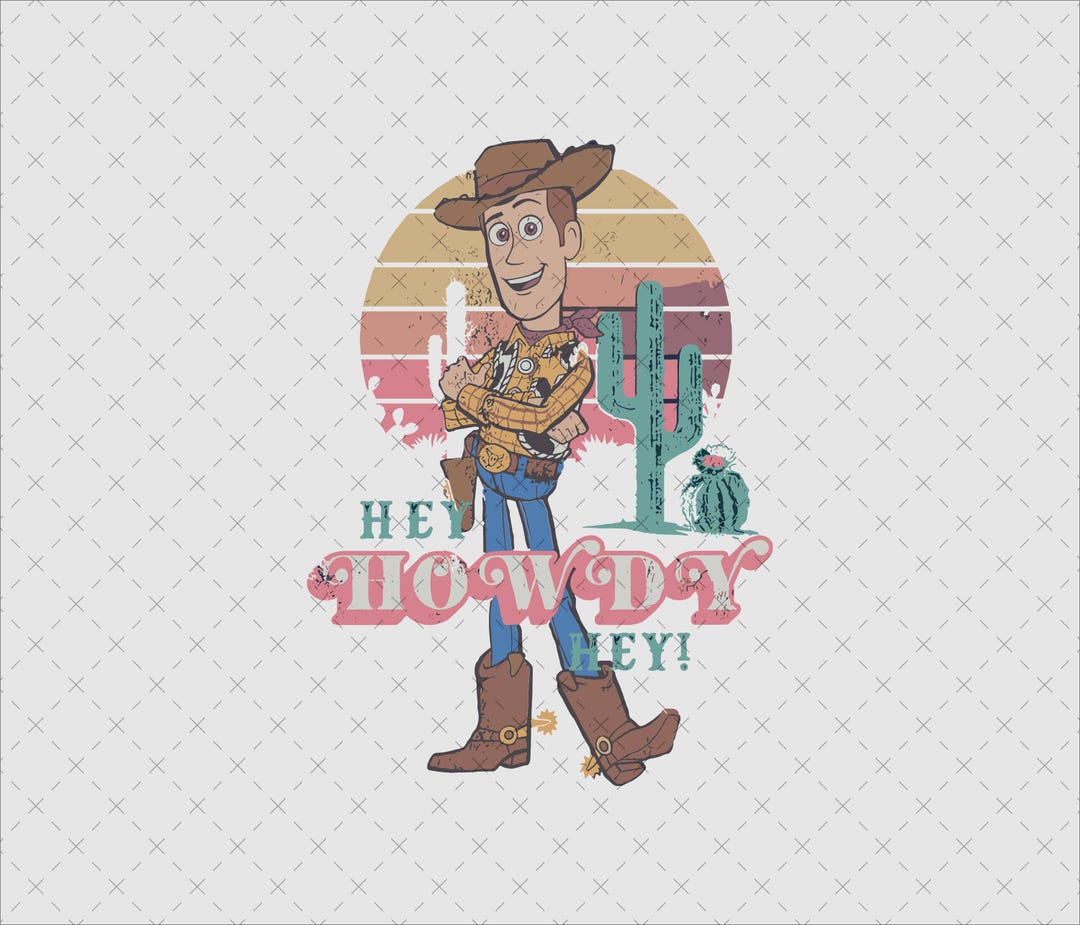 Hey Howdy Woody Retro Png Svg, Hey Howdy Hey Digital Download, Vintage Cartoon ...