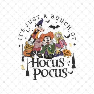 Colori di comfort Disney Halloween Hocus Pocus png, È solo un mucchio di Hocus Pocus png, Halloween Donna png, Sorella Sanderson png