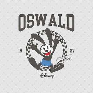 Oswald Png, Oswald The Lucky Rabbit Png, Oswald Shirt Png, Oswald Sublimation, Rabbit Png, Family Vacation Png, Digital File, Only Png