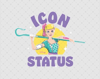 Icono de Bo Peep, diseño de estado, descarga digital PNG SVG, imágenes prediseñadas de Toy Story, archivo imprimible