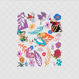 Alice in Wonderland Png, Alice in Wonderland Digital Sublimation Png File, Clipart, Shirt Sublimation Png, Alice Png, Only Png