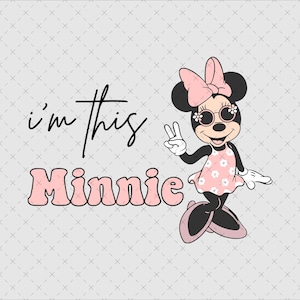 Retro muis SVG, Cricut SVG, Minnie png, familievakantie png, familie-uitstapje png, Vacay-modus png, Magic Kingdom png, muisshirt, digitaal bestand