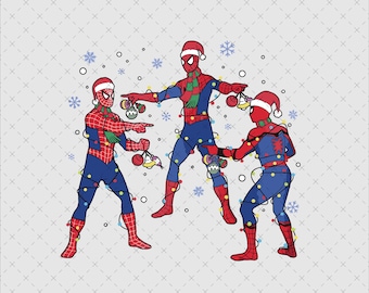 Spinne Trio Weihnachten Zeigen Meme, Sofort Download PNG SVG, Urlaub Shirt Druck