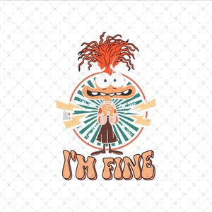 Anxiety Png, Anxiety Svg, Anxiety, Inside Out 2 Png Svg, Family Vacation Png, Sublimation, Anxiety Shirt Png, Digital File