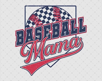 Baseball Mom Svg, Digital Download Instant Png Svg, Sports Clipart Cricut Cut File, Shirt Print