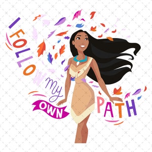 Retro Pocahontas Png, Pocahontas Png, Princess Png, Princess Clipart, Instant Download, Digital File