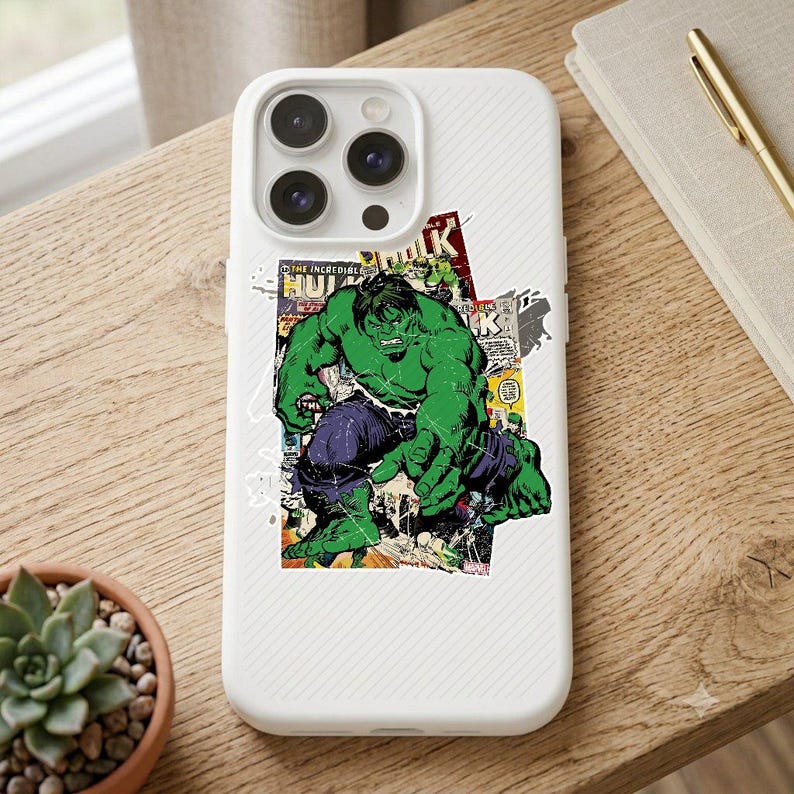 Retro Hulk Png svg, Comic Buch Superheld digitaler Download, Avengers druckbare Datei für Tshirts Tassen Poster Bild 4